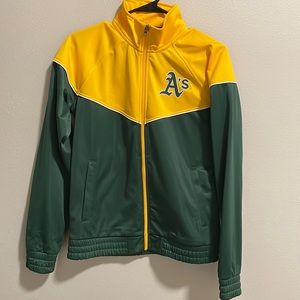Oakland Athletics Bedazzled Zip Up